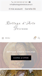 Mobile Screenshot of bottegadartetoscana.it